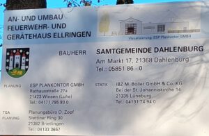 Ellringen Bauschild